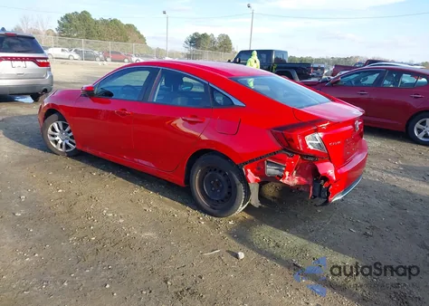 2020 Honda Civic Lx from USA, damaged, VIN 2HGFC2F68LH511336